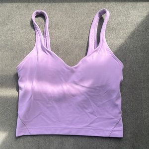 lululemon align tank wisteria purple - size 2